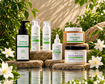 Natural Shines Deep Tone Glow Routine